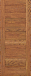 Flat  Panel   Monticello  Red Oak  Doors